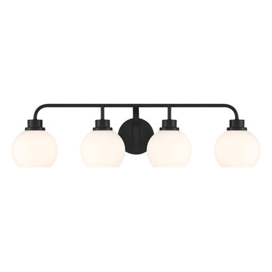 Bathroom Fixtures Four Lights by Meridian ( 446 | M80082MBK ) 