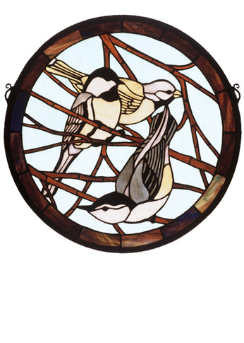 Home Accents Tiffany Windows/Wall Panels by Meyda Tiffany ( 57 | 48607 Backyard Friends ) 