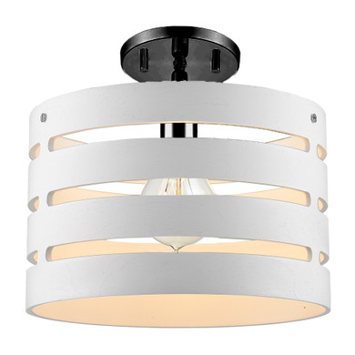 Semi-Flush Mts. Drum Shade by Maxilite ( 501 | MX 3373-02-07 Roby ) 