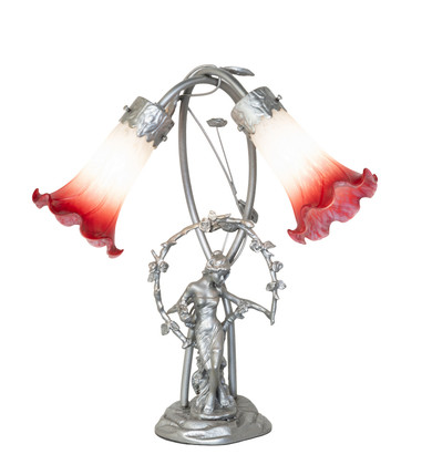 Lamps Table by Meyda Tiffany ( 57 | 279054 Pink/White Tiffany Pond Lily ) 