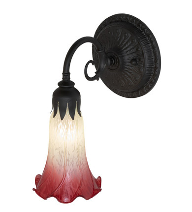 Sconces Single Glass by Meyda Tiffany ( 57 | 260471 Seafoam/Cranberry ) 