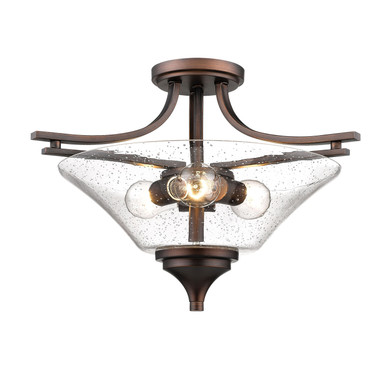 Semi-Flush Mts. Bowl Style by Millennium ( 59 | 1483-RBZ Natalie ) 