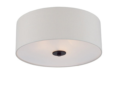 Flush Mounts Drum Shade by Maxim ( 16 | 10010OMOI Bongo ) 