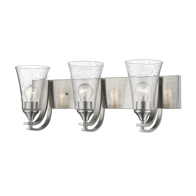 Bathroom Fixtures Three Lights by Millennium ( 59 | 1493-SN Natalie ) 