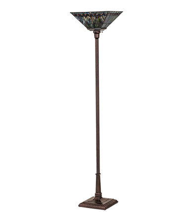 Lamps Floor Torchieres/Specialty by Meyda Tiffany ( 57 | 251412 Tiffany Jeweled Peacock ) 