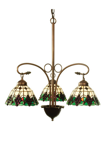 Mid. Chandeliers Glass Down by Meyda Tiffany ( 57 | 103183 Meyda Grape ) 