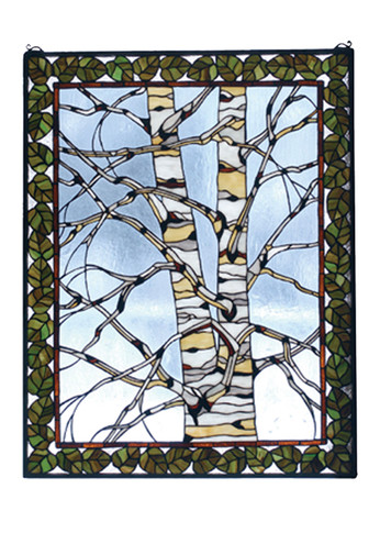 Home Accents Tiffany Windows/Wall Panels by Meyda Tiffany ( 57 | 73265 Birch Tree In Winter ) 