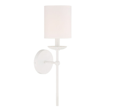 Sconces Single Candle by Meridian ( 446 | M90079WH ) 