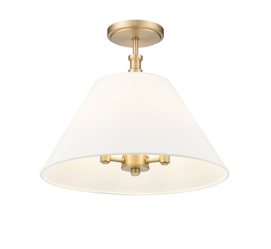Semi-Flush Mts. Drum Shade by Millennium ( 59 | 16403-VB Adorra ) 