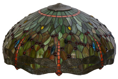 Shades Misc. Glass by Meyda Tiffany ( 57 | 10386 Tiffany Hanginghead Dragonfly ) 