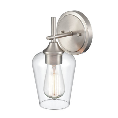 Sconces Single Glass by Millennium ( 59 | 9701-BN Ashford ) 