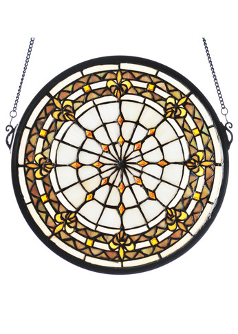 Home Accents Tiffany Windows/Wall Panels by Meyda Tiffany ( 57 | 49839 Fleur-De-Lis ) 
