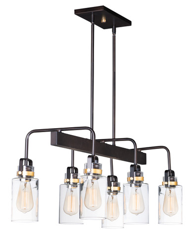 Linear/Island 4 Light + by Maxim ( 16 | 30177CLBZGLD Magnolia ) 