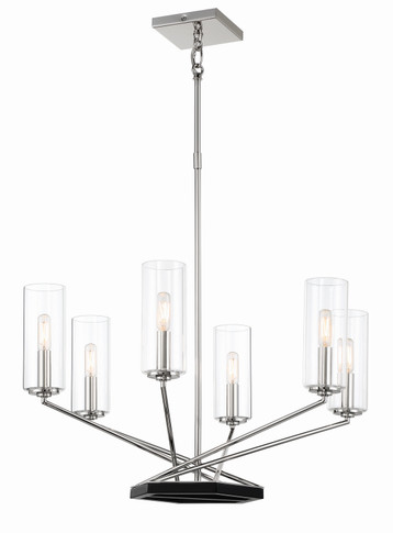 Mid. Chandeliers Glass Up by Minka-Lavery ( 7 | 2495-572 Highland Crossing ) 