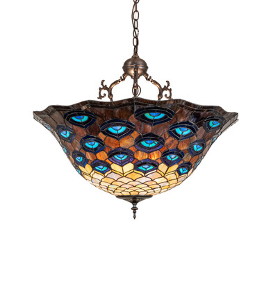 Pendants Bowl Style by Meyda Tiffany ( 57 | 284987 Tiffany Peacock ) 
