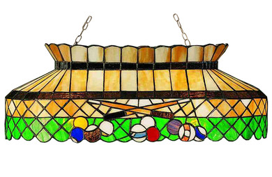 Linear/Island Geometric/Linear by Meyda Tiffany ( 57 | 28500 Green Billiard ) 