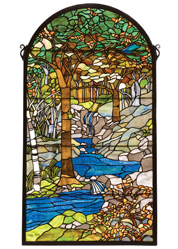 Home Accents Tiffany Windows/Wall Panels by Meyda Tiffany ( 57 | 77530 Tiffany Waterbrooks ) 
