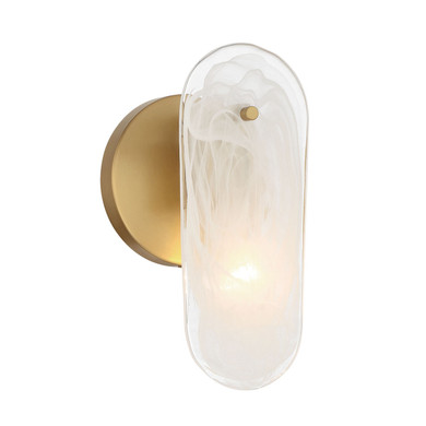 Sconces Single Glass by Minka-Lavery ( 7 | 2591-732 Oldmill ) 
