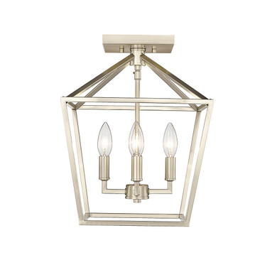Semi-Flush Mts. Cage by Millennium ( 59 | 3334-MG ) 