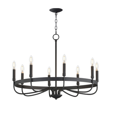 Mid. Chandeliers Candle by Maxim ( 16 | 14498BK Frankie ) 