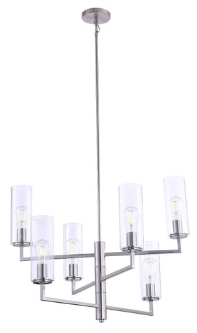 Mid. Chandeliers Glass Up by Minka-Lavery ( 7 | 4046-84 Acacia ) 