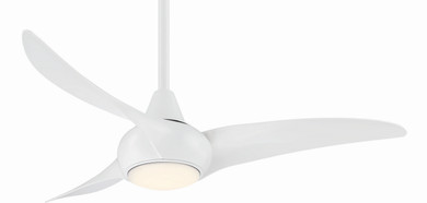 Fans Ceiling Fans by Minka Aire ( 15 | F845-WH Light Wave 44" ) 