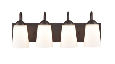 Bathroom Fixtures Four Lights by Millennium ( 59 | 9814-RBZ Ivey Lake ) 