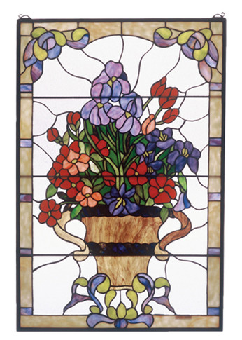 Home Accents Tiffany Windows/Wall Panels by Meyda Tiffany ( 57 | 51721 Floral Arrangement ) 