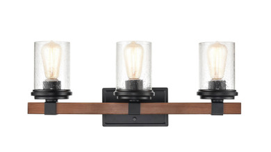 Bathroom Fixtures Three Lights by Millennium ( 59 | 3803-MB/WG Taos ) 