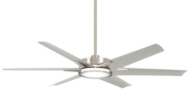 Fans Wet Location by Minka Aire ( 15 | F866L-BNW Deco ) 