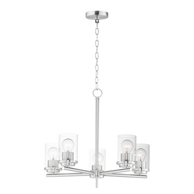 Mid. Chandeliers Glass Up by Maxim ( 16 | 10205CLSN Corona ) 