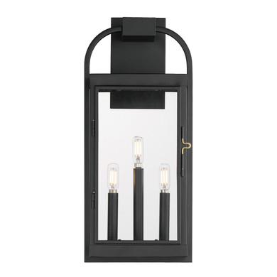 Exterior Wall Mount by Maxim ( 16 | 30804CLBK Bonham ) 