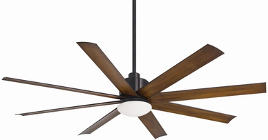 Fans Wet Location by Minka Aire ( 15 | F888L-CL/DK Slipstream Led ) 
