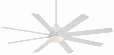 Fans Wet Location by Minka Aire ( 15 | F888L-WHF Slipstream Led ) 