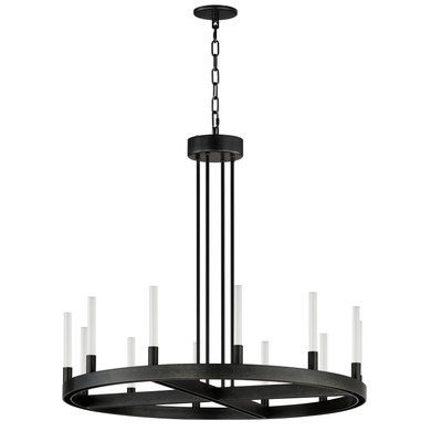 Mid. Chandeliers Glass Up by Maxim ( 16 | 16164CRBK Ovation ) 