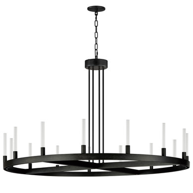 Large Chandeliers Glass Shade by Maxim ( 16 | 16168CRBK Ovation ) 