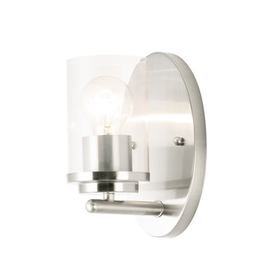 Sconces Single Glass by Maxim ( 16 | 10211CLSN Corona ) 
