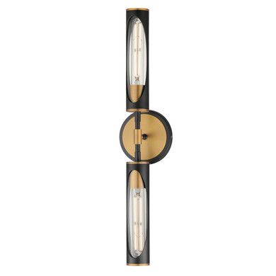 Sconces Directional/Cylinder by Maxim ( 16 | 16172CLBKAB Regent ) 