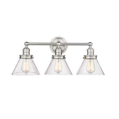 Bathroom Fixtures Three Lights by Millennium ( 59 | 4143-BN Eyden ) 