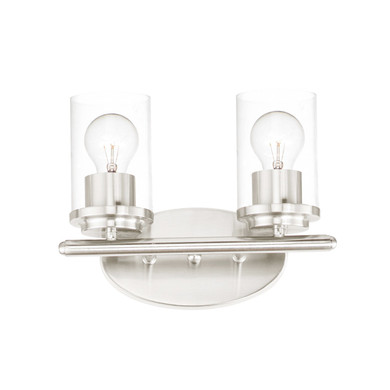 Bathroom Fixtures Two Lights by Maxim ( 16 | 10212CLSN Corona ) 