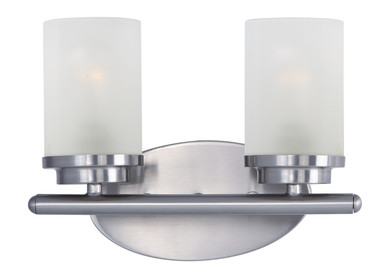 Bathroom Fixtures Two Lights by Maxim ( 16 | 10212FTSN Corona ) 