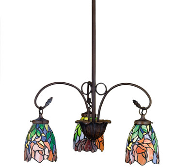 Mid. Chandeliers Glass Down by Meyda Tiffany ( 57 | 27416 Iris ) 