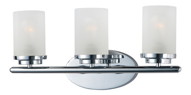 Bathroom Fixtures Three Lights by Maxim ( 16 | 10213FTPC Corona ) 