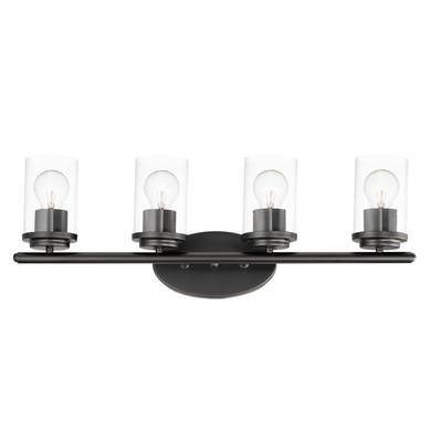 Bathroom Fixtures Four Lights by Maxim ( 16 | 10214CLBK Corona ) 