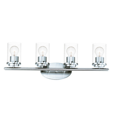 Bathroom Fixtures Four Lights by Maxim ( 16 | 10214CLPC Corona ) 