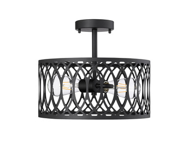 Semi-Flush Mts. Drum Shade by Millennium ( 59 | 4212-MB Arelyn ) 