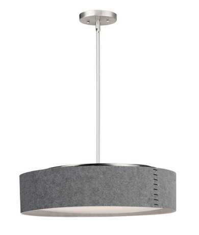 Pendants Drum Shade by Maxim ( 16 | 10226GYSN Prime ) 