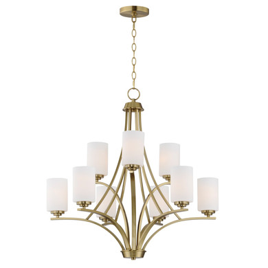 Mid. Chandeliers Glass Up by Maxim ( 16 | 20036SWSBR Deven ) 