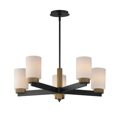 Mid. Chandeliers Glass Up by Maxim ( 16 | 32655SWBKAB Ruffles ) 