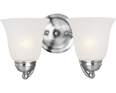Bathroom Fixtures Two Lights by Maxim ( 16 | 2121FTPC Basix ) 